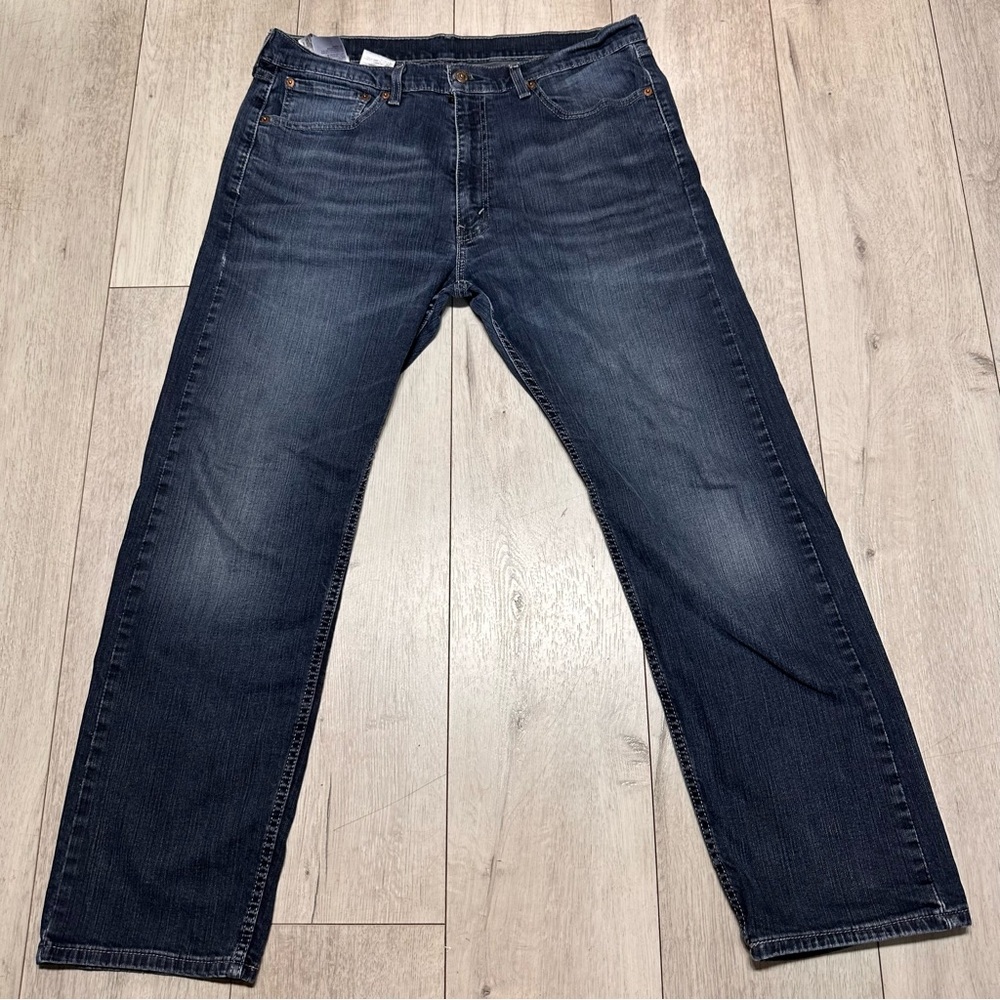 Levis 505 Men’s Straight leg Dark wash Size 36 streetwear 5 pocket zipper front
